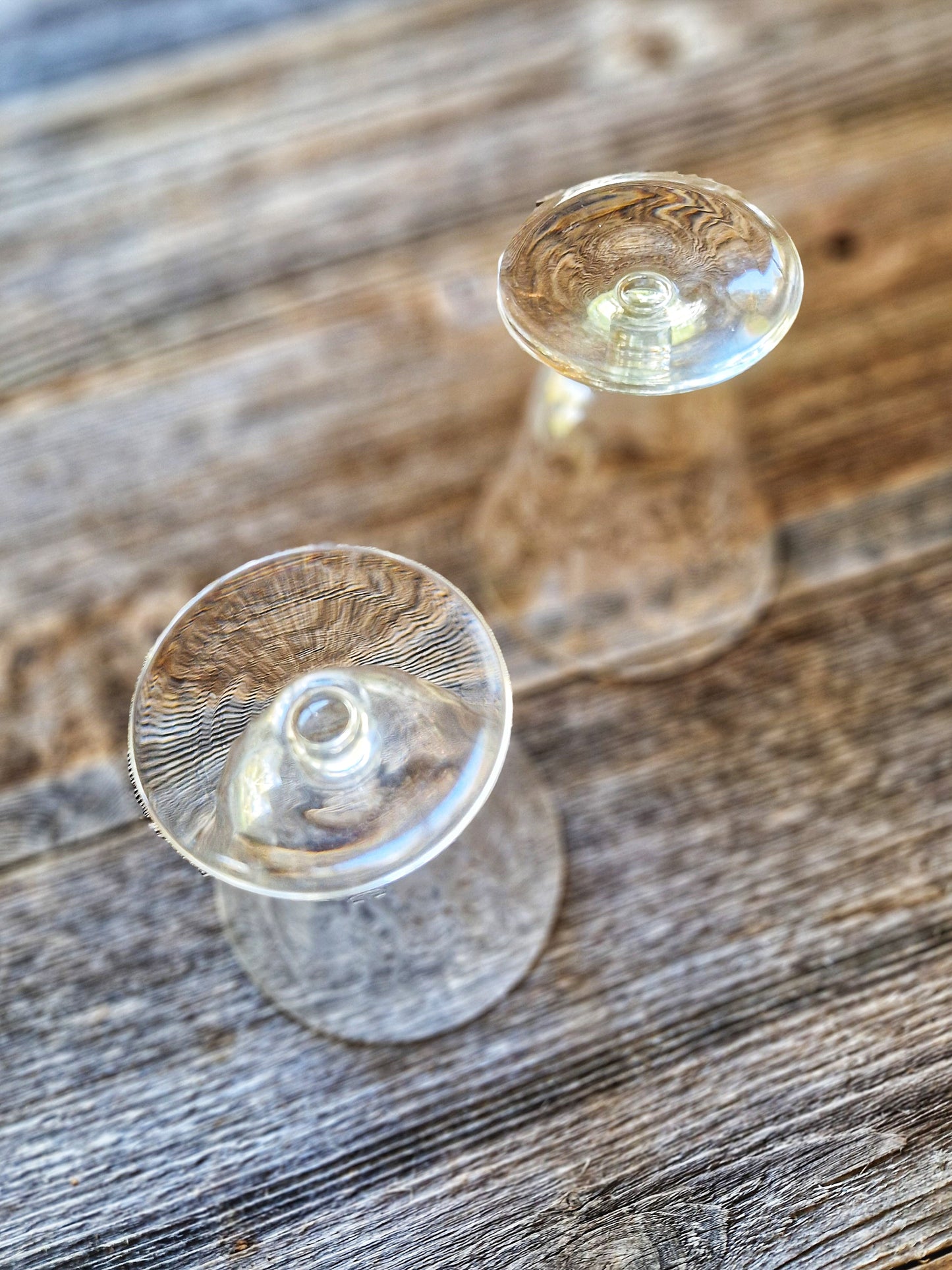 1930s Rock Sharpe Crystal Oyster Cocktail Glass